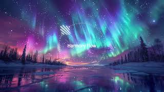 Harmony FlowFrozen Lake and Aurora Borealis