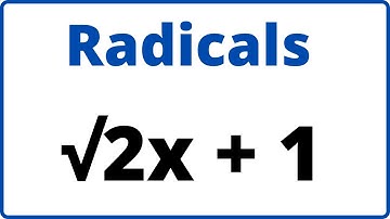 How to simplify radicals