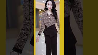 New Shop Knitted Sweater Autumn And Winter Color Block Long Sleeve Tel