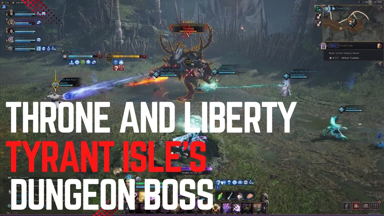Throne and Liberty Tyrant Isle's Boss YouTube