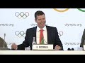 Press Briefing with IOC Spokesperson Mark Adams
