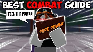 USING THE BEST COMBAT GUIDE TO DESTROY PLAYERS! | The Strongest Battlegrounds ROBLOX