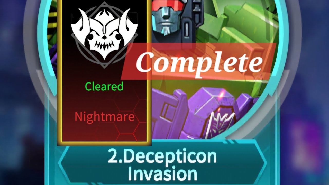 Nightmare Decepticon Invasion Complete: Cybertron Heros Missions Wing Fighter VS Transformers