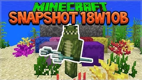 Minecraft 1.13 Snapshot - 18W10B Shulker Box Colour Changes & NEW Dead Coral (Aquatic Update)