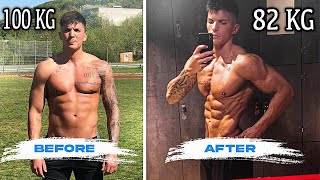 24% to 8%  Body Fat - 5 Months NATURAL SUMMER SHREDDING 2020 TRANSFORMATION!