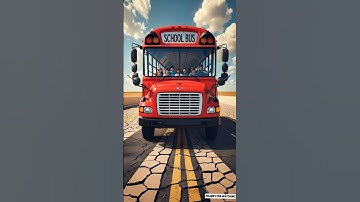 A monkey save a school bus 🚌🚌🚌 #monkey #bus #shorts #ytshorts