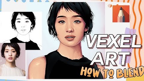 VEXEL ART (timelapse) | USING AUTODESK SKETCHBOOK ( Part 1)