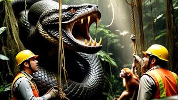 Black Python Attacks Red Monkey in the Amazon jungle – Dramatic Rescue Story