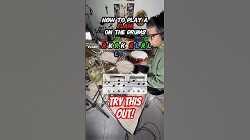 How to Play a Flam on the Drums (Drum Lesson) #drums