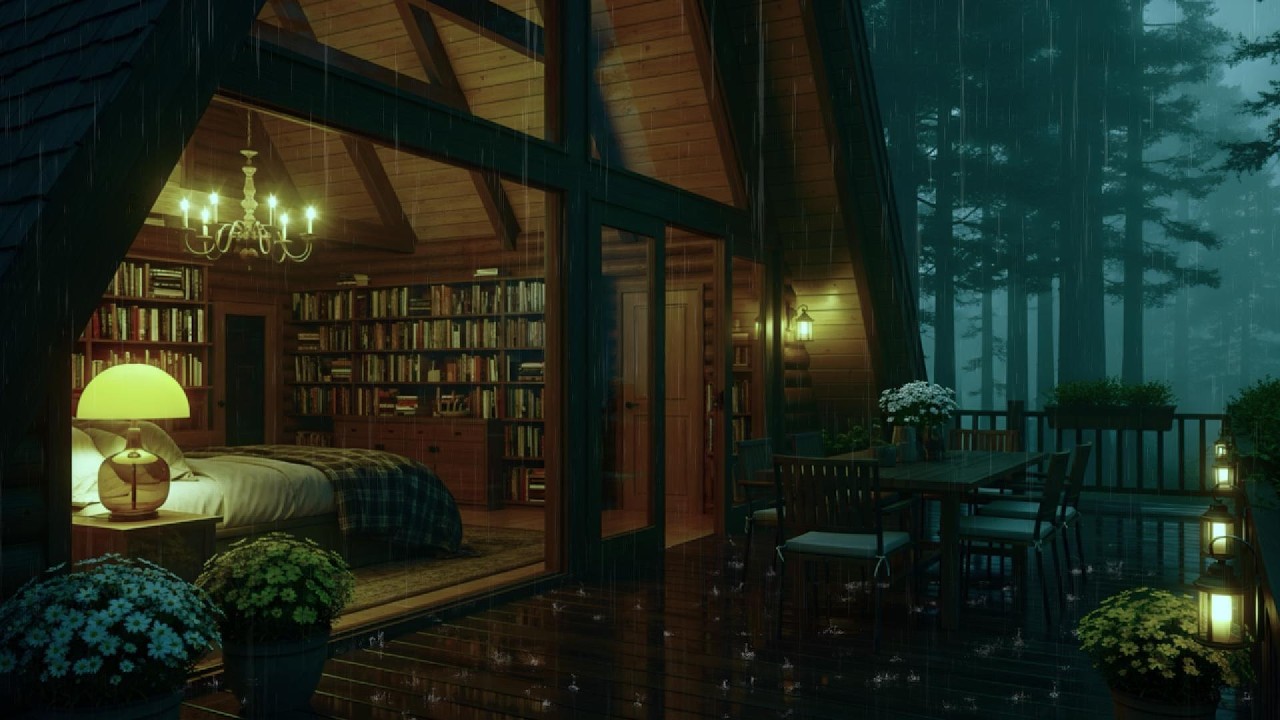 12 Hours of GENTLE Night Rain to DEEPLY Relax and SLEEP