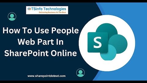 How to use People Web part in SharePoint Online | Add profiles to People web part Modern SharePoint