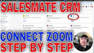✅  How To Link Connect Zoom To SalesMate CRM🔴