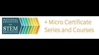 NISE Micro Certificate Overview