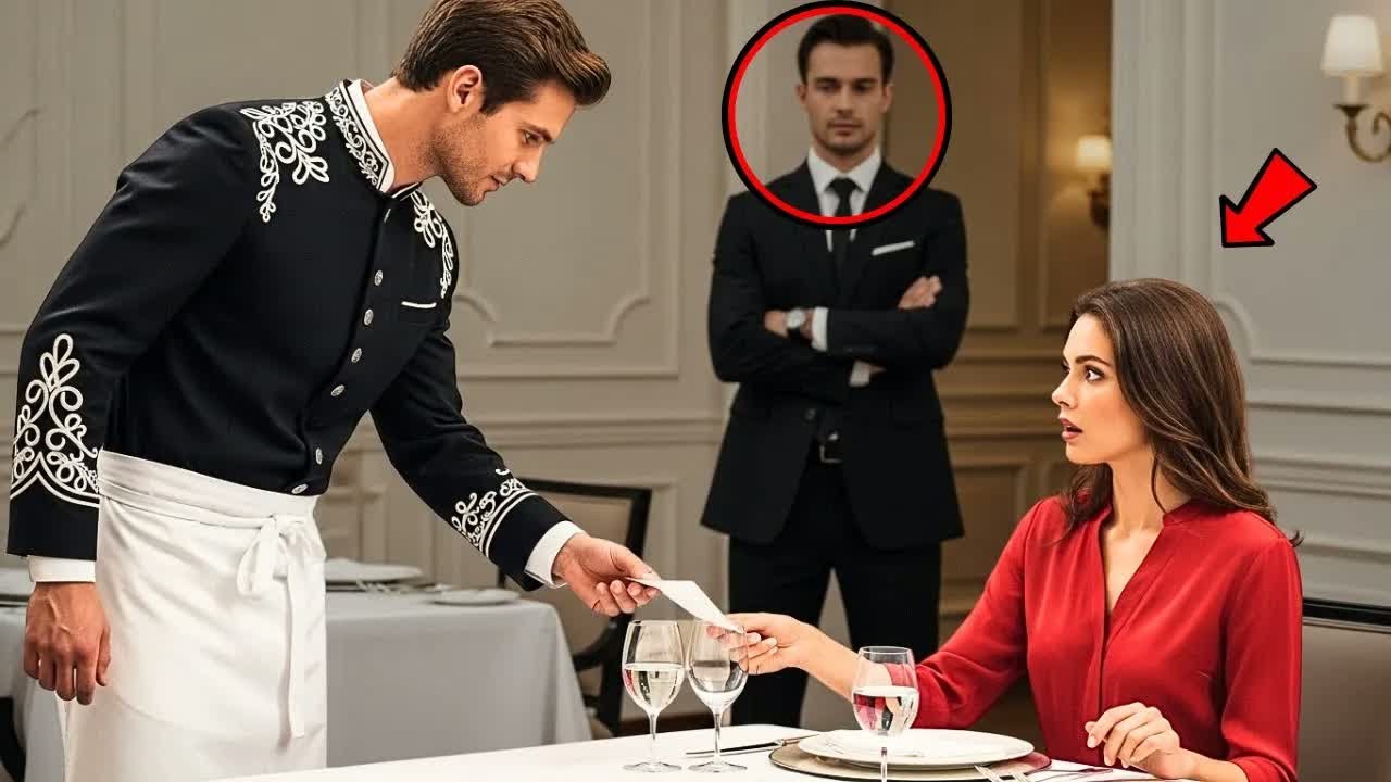 MILIONARIA TRAVESTITA CHIEDE IL MENÙ   CAMERIERE CONSEGNA BIGLIETTO CHE LA LASCIA SENZA PAROLE