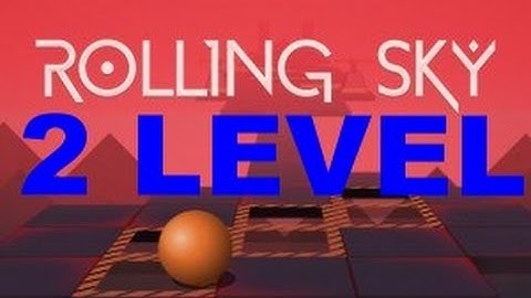 Rolling Sky level 2 100% complete all gems
