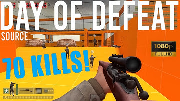 Day of Defeat Source - Professional Sniper - dod_orange_don_french (70-51) Gameplay [1080p60FPS]