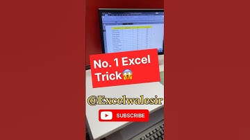 No. 1 Excel Trick😱#excelwalesir #exceltricks #ytshorts #computertips #exceltraining #tutorial