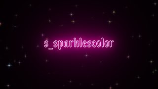 rainbow sparkles overlay | after effects s_sparklescolor