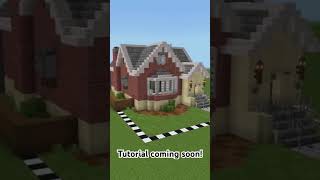 Minecraft suburban house #shorts #short #fyp #minecraft