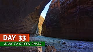 DAY 33: The Chute of Muddy Creek to The Reef | Zion to Green River Hike VLOG