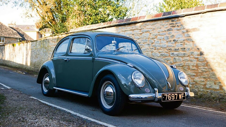The Electrogenic Volkswagen Beetle converts the classic car to electric Tesla power