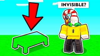 Beds are COMPLETELY INVISIBLE.. (Roblox Bedwars)