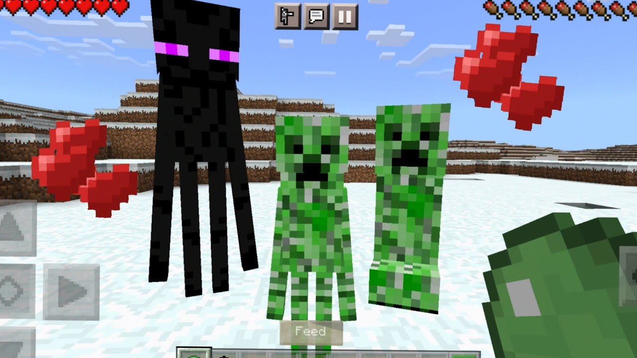 How to Breed Enderman and Creeper in Minecraft ! YouTube