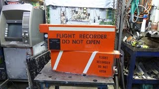 Inside a Sundstrand UFDR Flight Data Recorder "Black Box"