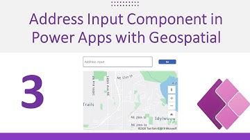 Address Input Component with Geospatial Map in Power Apps