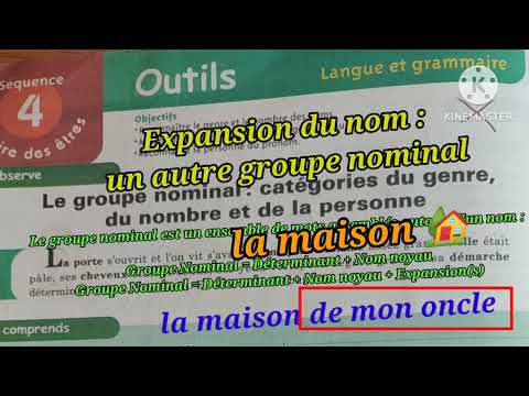 1ère année collège l' heure de français page: 88 le groupe nominal: le genre et le nombre