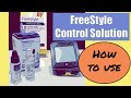 Freestyle control solution how to use