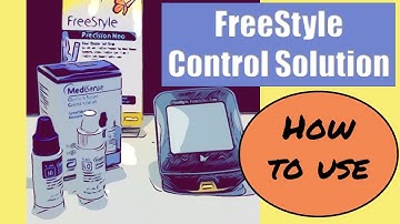 FreeStyle Control Solution How to Use