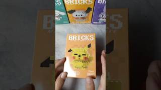 Build Pikachu Bricks🌟 #bricks #shorts #shortvideo #shortsfeed #toys #mainananak #animation