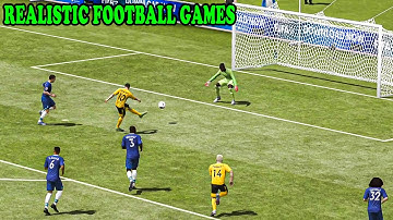 5 Most Realistic Football Games Android IOS | World Cup 2022 Mobile Games