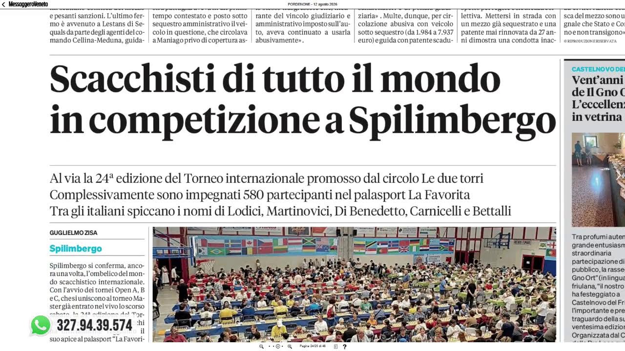Buongiorno, la rassegna stampa di oggi 12 agosto 2026