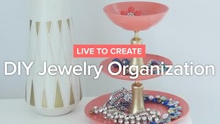 DIY Jewelry Organization @LivingWithLeah
