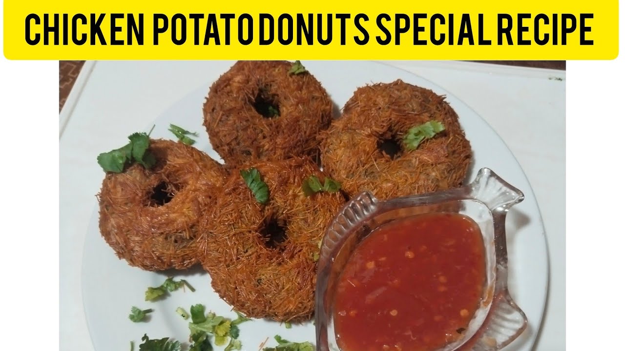 Chicken Potato Donuts SPECIAL RECIPE By:@SeemabKPakwan 