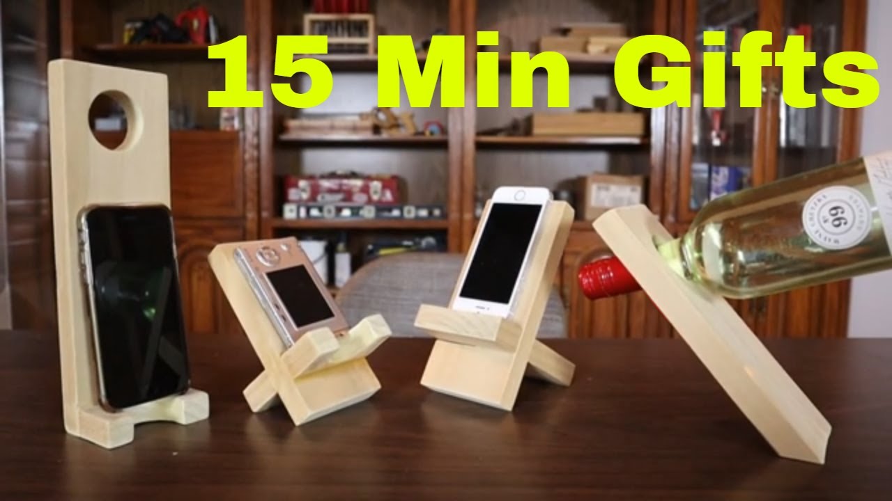 DIY Wooden Phone Stand (Easy, Functional & Cheap)