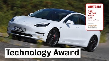 2021 What Car? Technology Award - Tesla