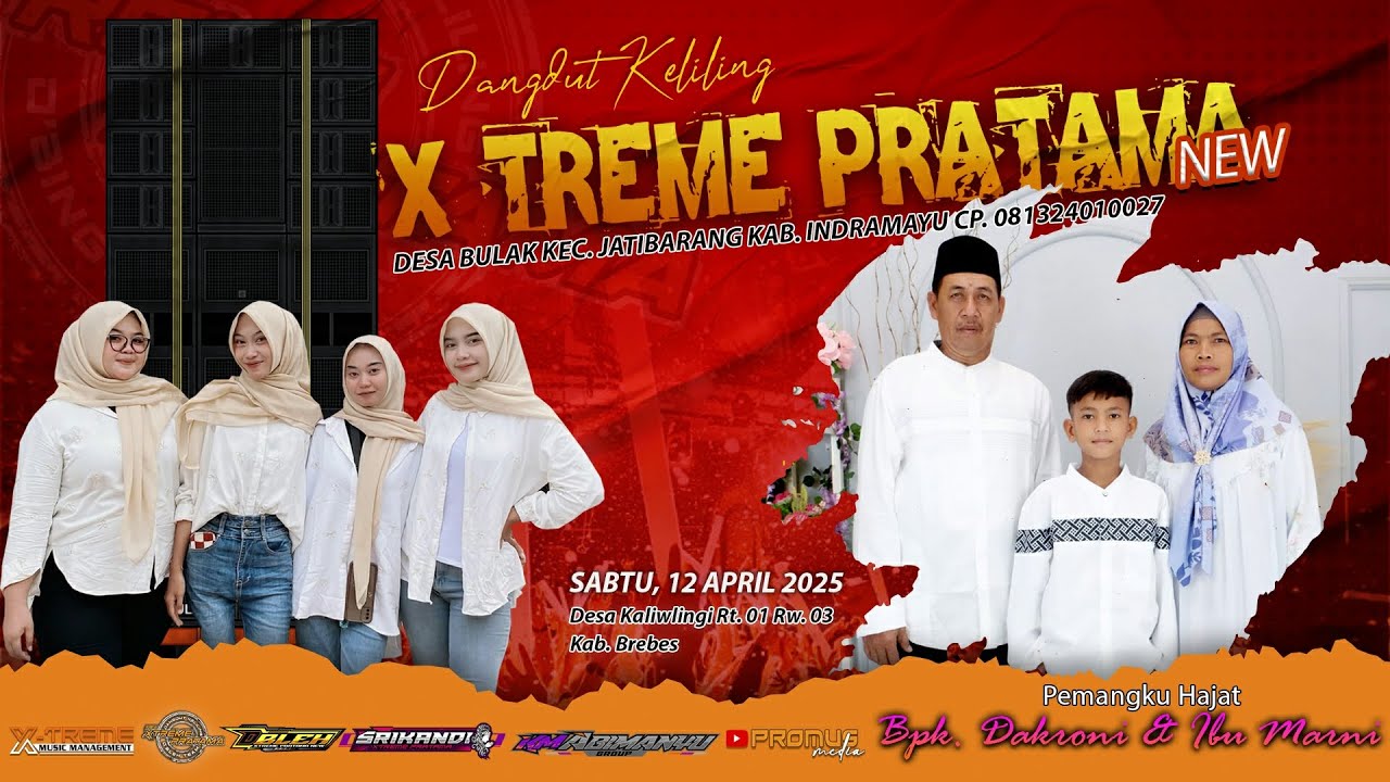 🔴LIVE SINGA DANGDUT X-TREME PRATAMA NEW | SHOW DESA KALIWLINGI BREBES JAWA TENGAH | SABTU, 12 APRIL