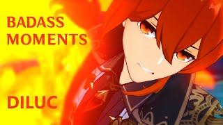 Diluc All Cinematics Cutscenes Genshin Impact 1.0 4K UHD