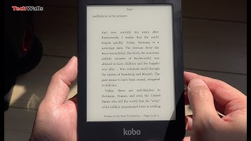 Rakuten Kobo Clara HD - Reading Experience under Sunlight and in the Dark