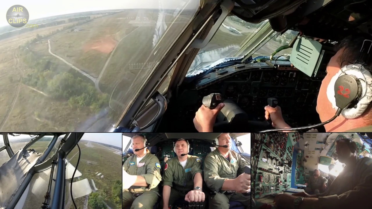 Captain Vova WRESTLING down his Antonov 22 for a PERFECT BUTTER LANDING in Kiev-Gostomel! [AirClips]