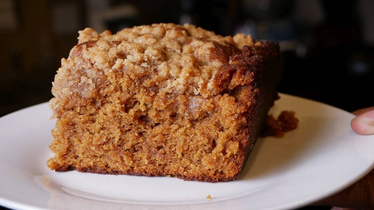 How To Make Coffee Cake Easy Gingerbread Coffee Cake Recipe YouTube