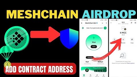 HOW TO ADD MESH CHAIN AIRDROP CONTRAST ADDRESS TO TRUST WALLET| MESH CHAIN AIRDROP LISTING DATE