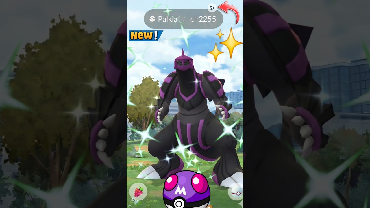 Наконец-то я получил ✨️блестящего Палкию в рейде Pokemon Go!