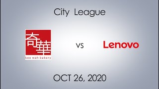 City League 20/21 SD8AA - Lenovo vs Keewah 20201026