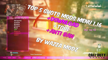 ★ [Ghosts/1.16] TOP 5 MODS MENU + EBOOT ANTI BAN + TOOL (Free DL)★
