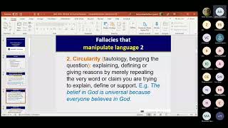 2022 UGRC 150 Unit 10 (Informal Fallacies)