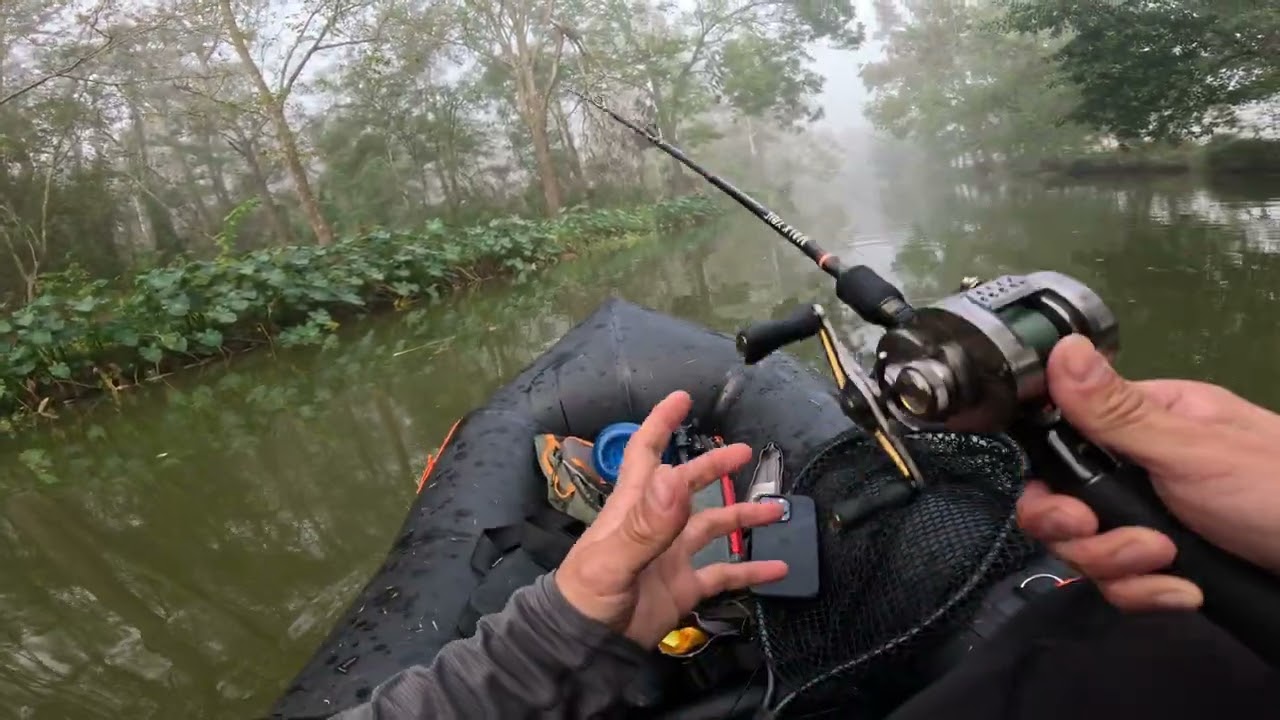 Bass Fishing in USA Live streaming highlight new prototype lure packraft inflatable kayak megabass